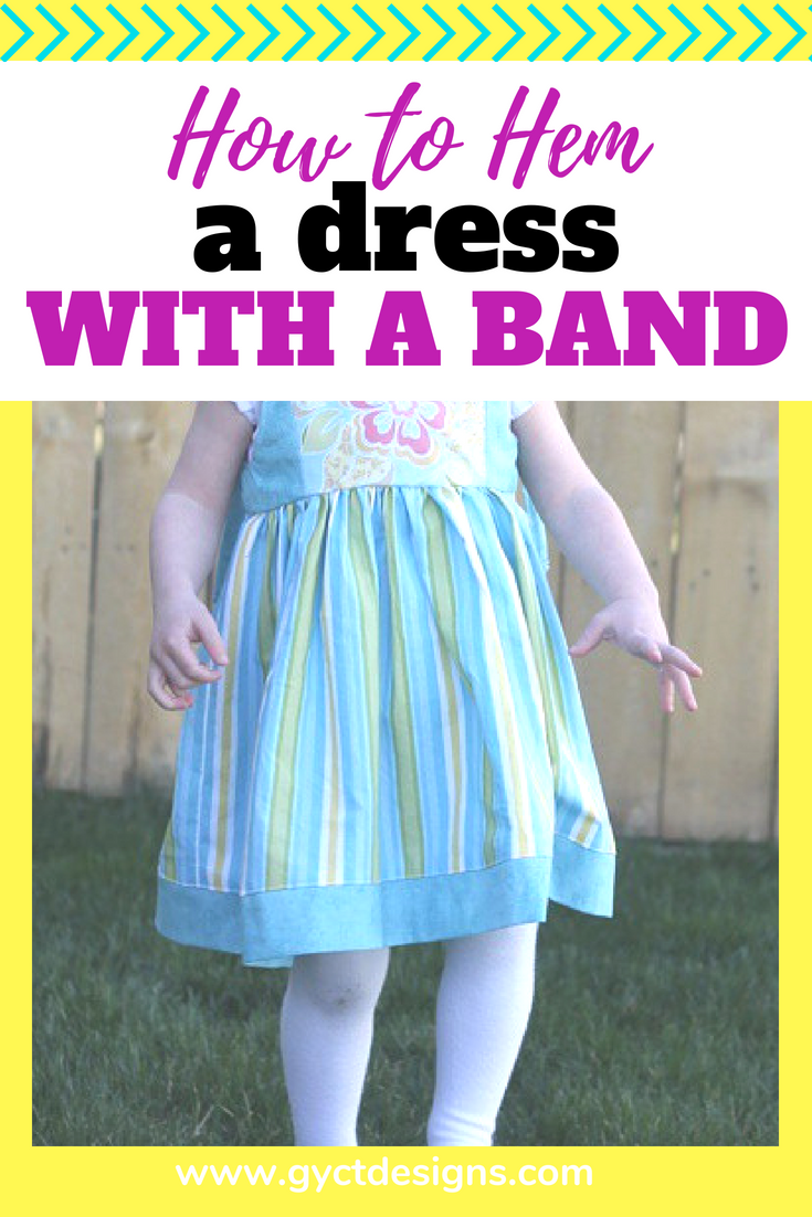 How to Hem a Dress by Adding a Banded Hem Sew Simple Home