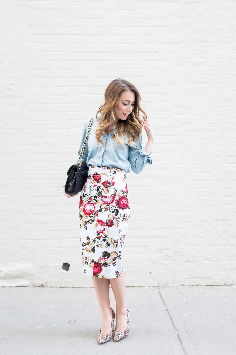 OOTD - Rachel Sin Floral Pencil Skirt | La Petite Noob | A Toronto ...