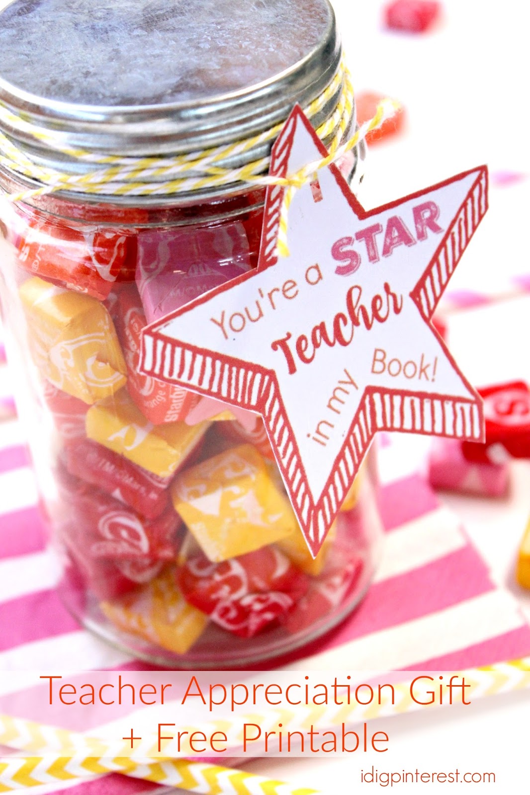 You re A Star Teacher Appreciation Gift I Dig Pinterest  You re A Star Teacher Appreciation Gift I Dig Pinterest