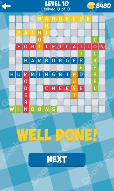 13 Word Connect Level 10 Answers ~ Doors Geek