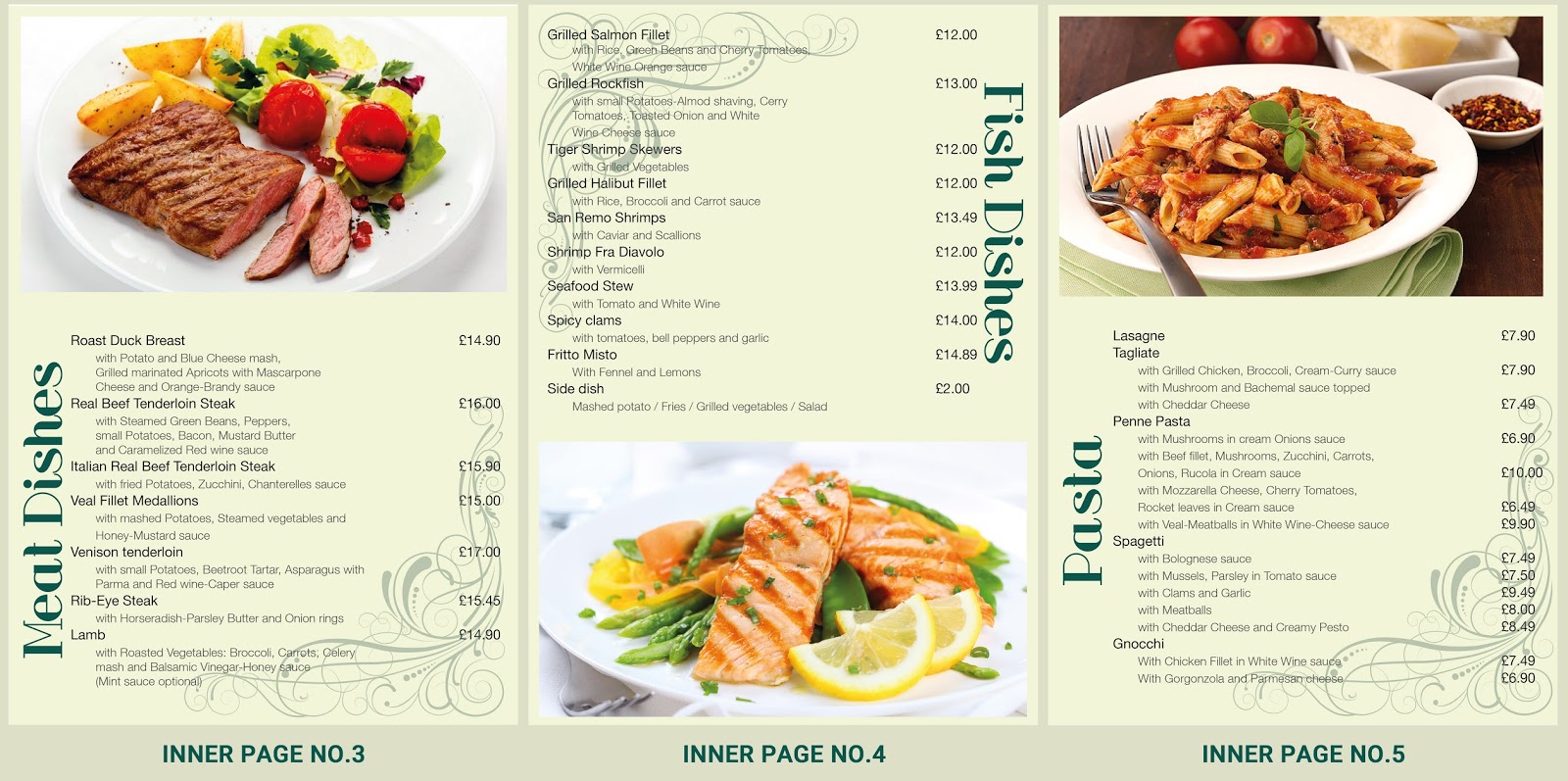 menu card design for an italian restaurant zaib menu card designs for restaurants