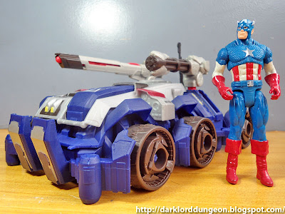 Marvel The Avengers Comic Series Captain America Goliath Assault Tank Vehicle 