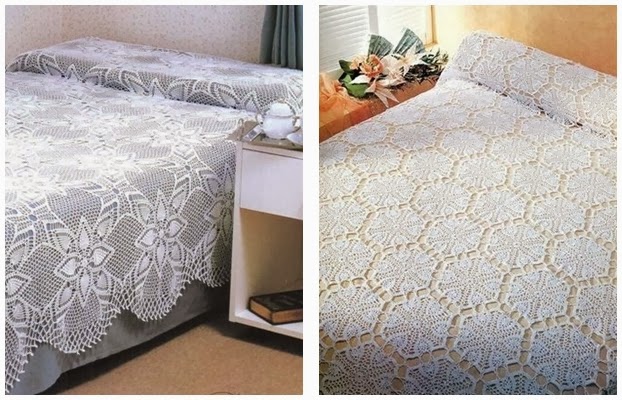 EYLÜLCE Dantel yatak örtüsü modelleri