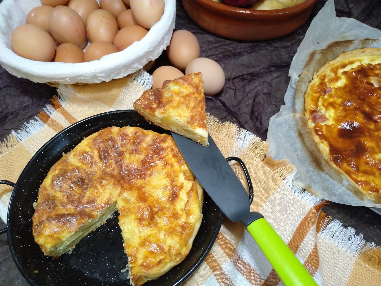 Quiche de tortilla de patatas