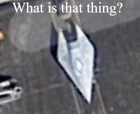 Google Earth show a mysterious craft on a runway in the swamplands of Palm Beach.