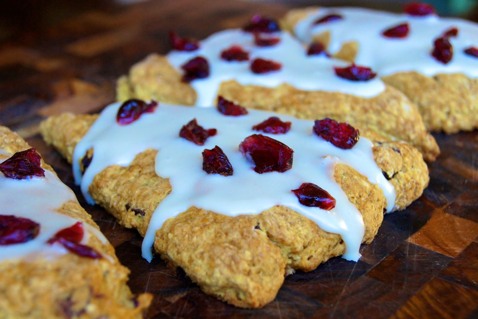Healthy and Gourmet: Festive Cranberry Scones