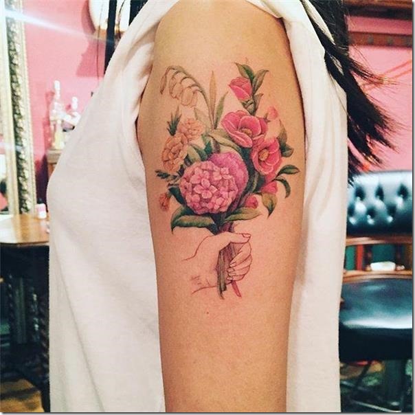 Tatuagens de flores para as mulheres Tatuagens de flores para as mulheres