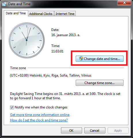 Compiled For You: Change Date Format In Windows 7