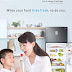 Eating fresh and healthy food now made easier with the Samsung Twin Cooling Refrigerator