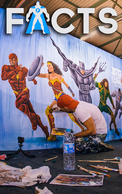 Ben Heine Art - Justice League - Warner Bros Belgium - Live Performance - Facts Comic Con - Kinepolis Exhibition 2017