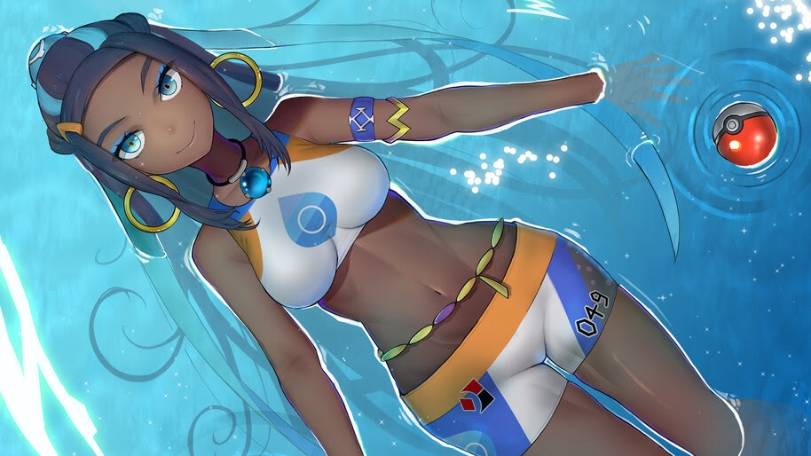 Nessa, Pokemon Sword and Shield, Gym Leader, 4K, #3.1368