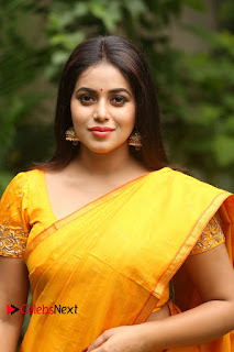 Actress Poorna Pictures in Saree at Avanthika Movie Opening  0016