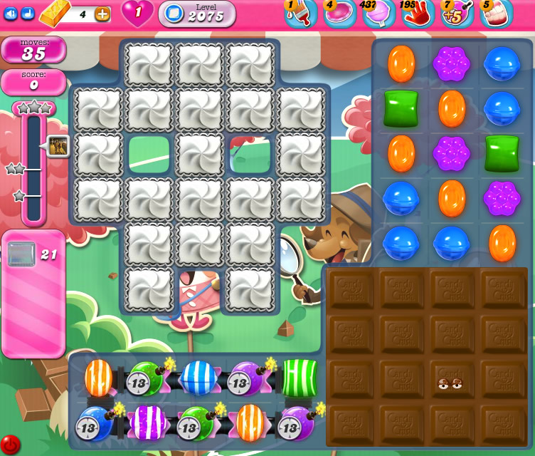Candy Crush Saga level 2075 Candy Crush Saga level level2075