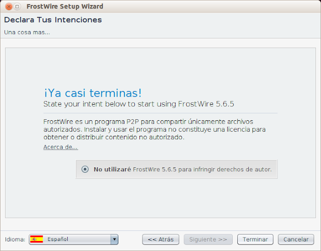 Como instalar FrostWire paso a paso Como instalar FrostWire paso a paso