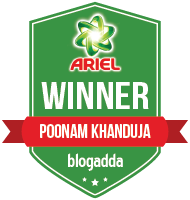 Winner With Ariel & BlogAdda
