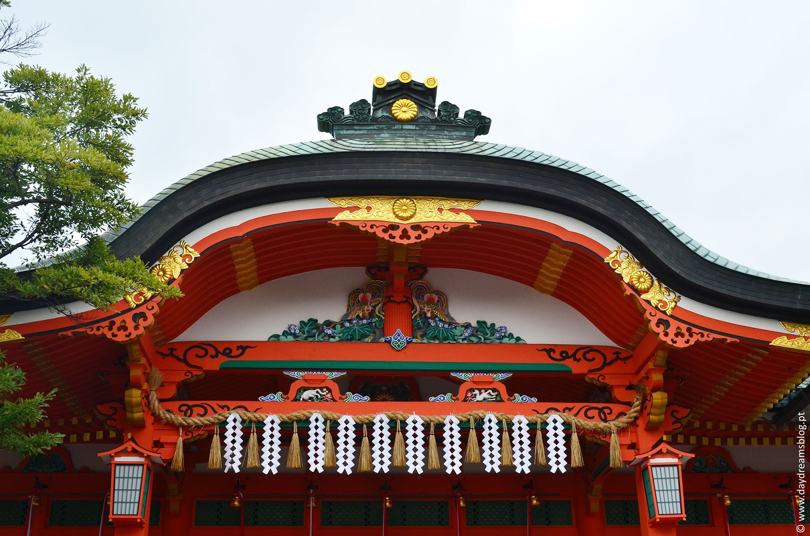Templo de Fushimi Inari em Quioto no Japão