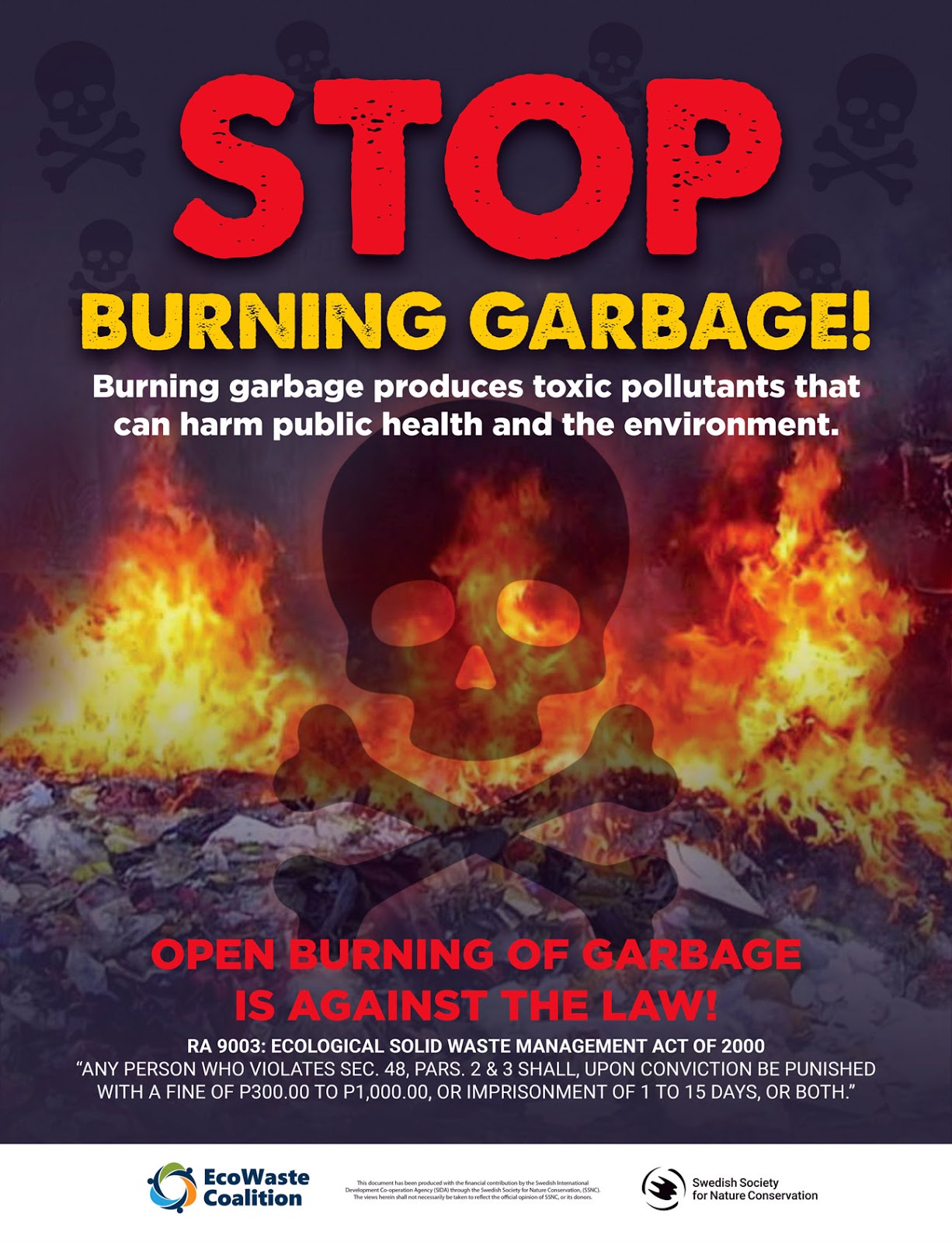Public Reminded to Observe Ban on Open Burning as the Nation Marks the