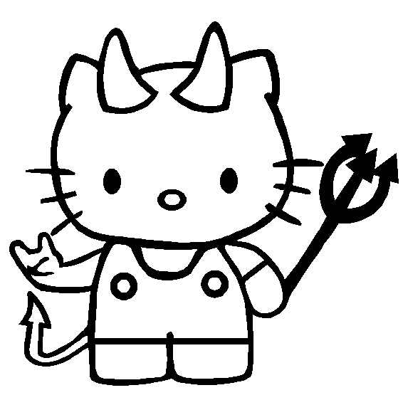 Hello Kitty Halloween Coloring Pages | Hello Kitty Forever
