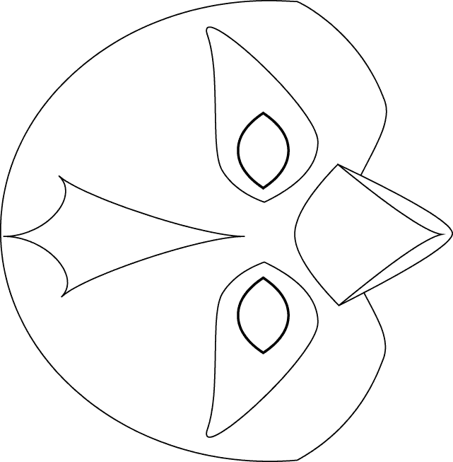 Máscaras para carnaval !! Tema passarinhos-ESPAÇO EDUCAR
