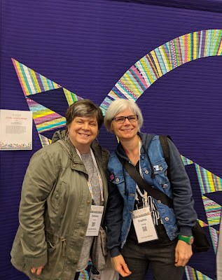 Luna Lovequilts - Quiltcon 2019 - with Debbie of A Quilter's Table