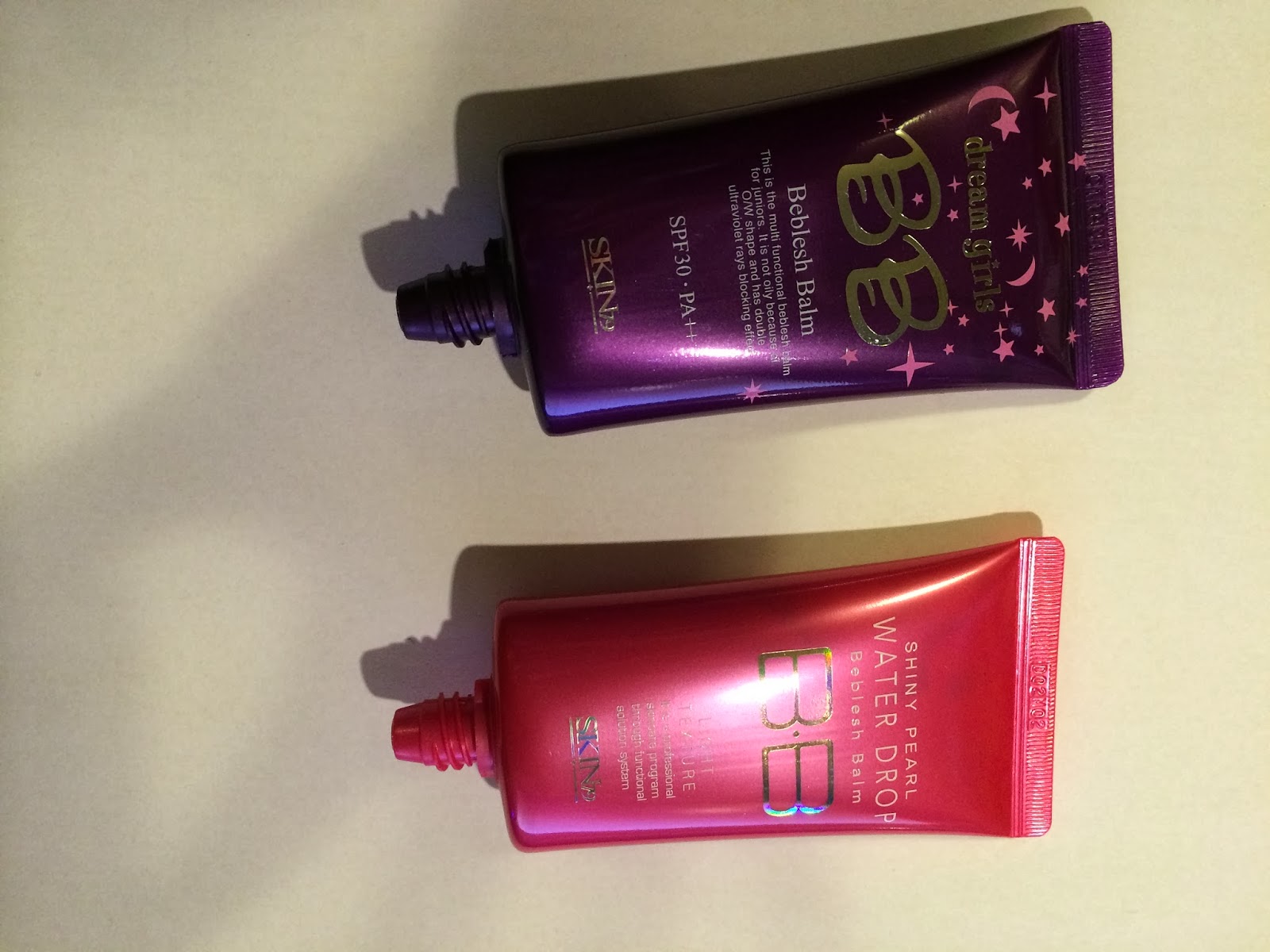 My Sweet Sent BB cream compare (Skin79 Dream Girls bb cream, Shiny
