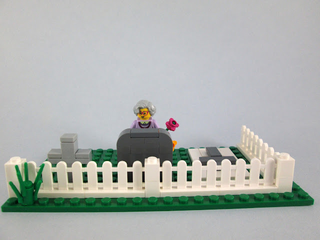 Dia de Finados - MOC LEGO visita ao cemitério