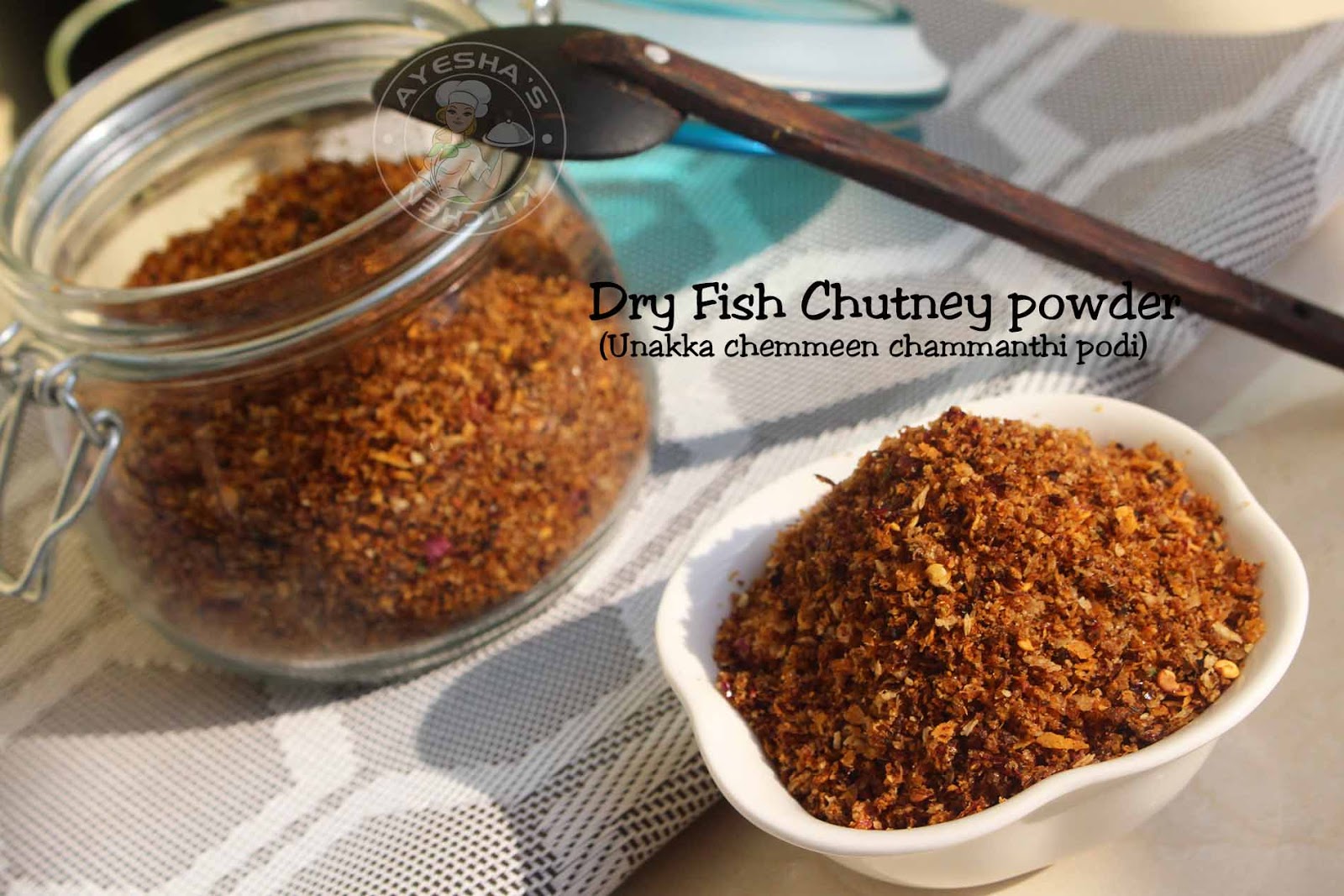 HOW TO MAKE CHUTNEY POWDER DRY FISH / UNAKKAMEEN CHAMMANTHI PODI