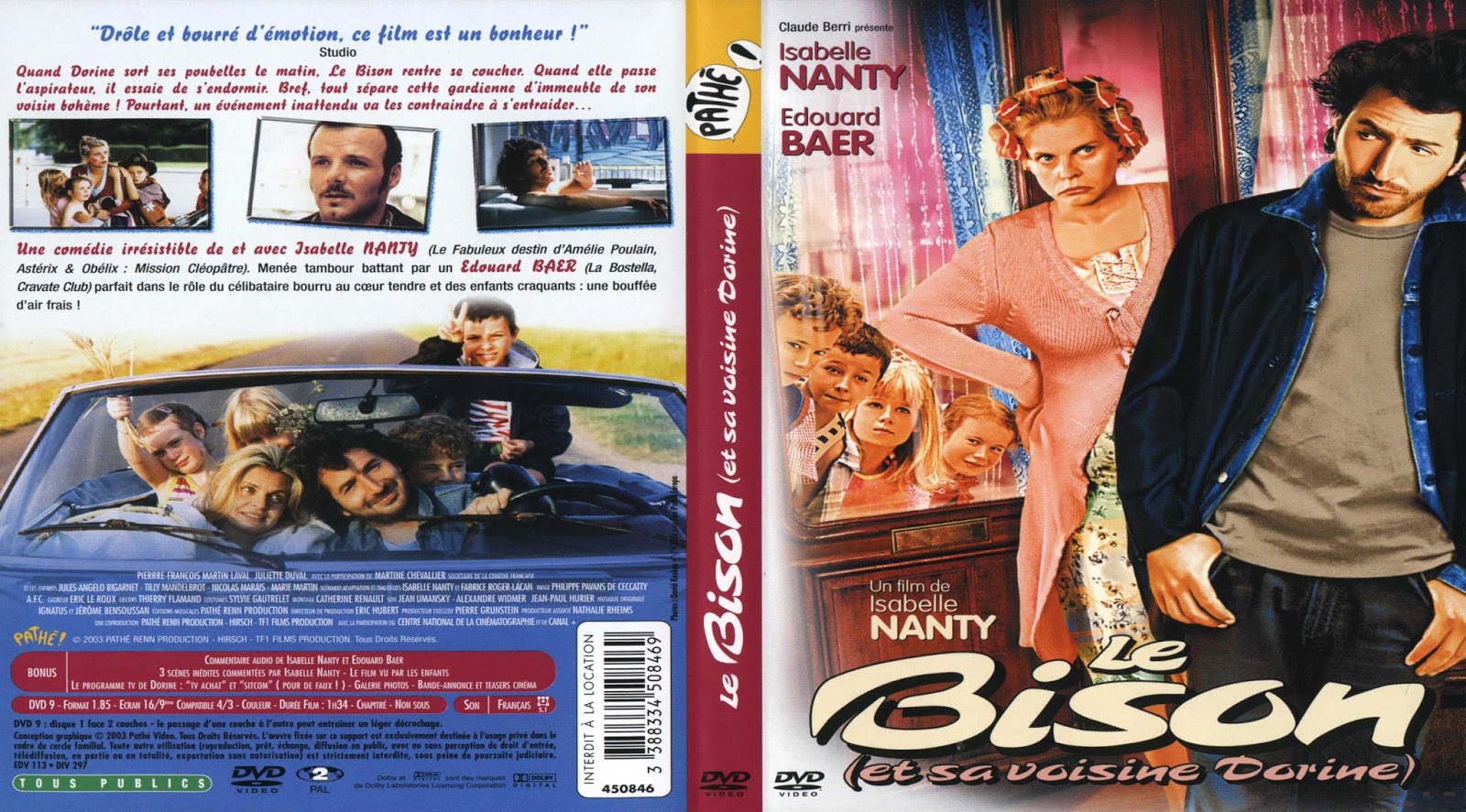 BLURAY JAQUETTES BLURAY Le bison (et sa voisine dorine)