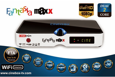 CINEBOX FANTASIA MAXX HD DUAL CORE 3 TUNERS - CORRETIVA - 27/04/2015 