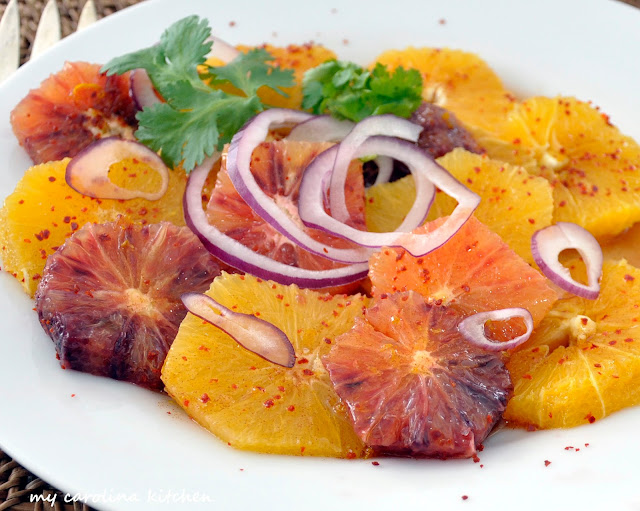 My Carolina Kitchen: Orange Salad with a Smoky Spanish-inspired Vinaigrette