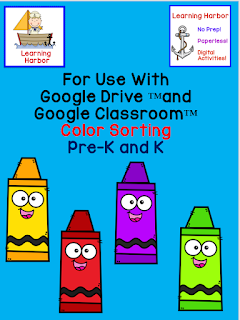 Color Sorting For Use With Google Slides And Google Classroom Learning Harbor Resources For Teachers