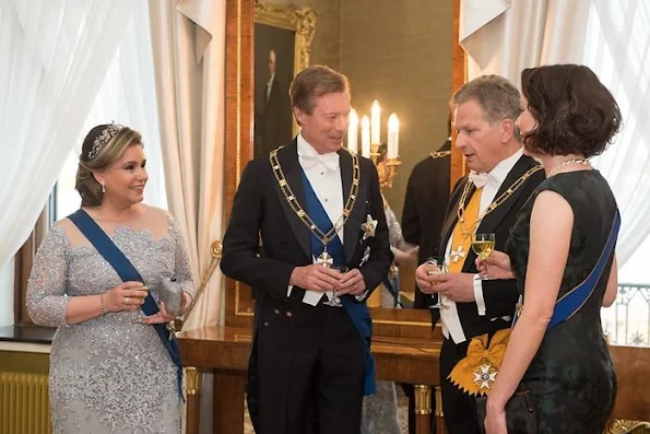 Grand Duke Henri and Grand Duchess Maria Teresa of Luxembourg are on a state visit to Finland