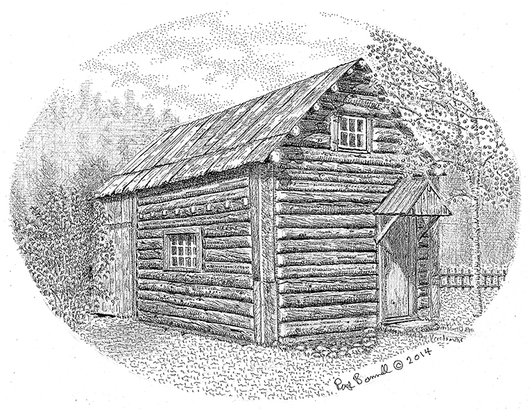 Sketches Of Alaska Ten Days Left In Sketches Of Alaska Cabin