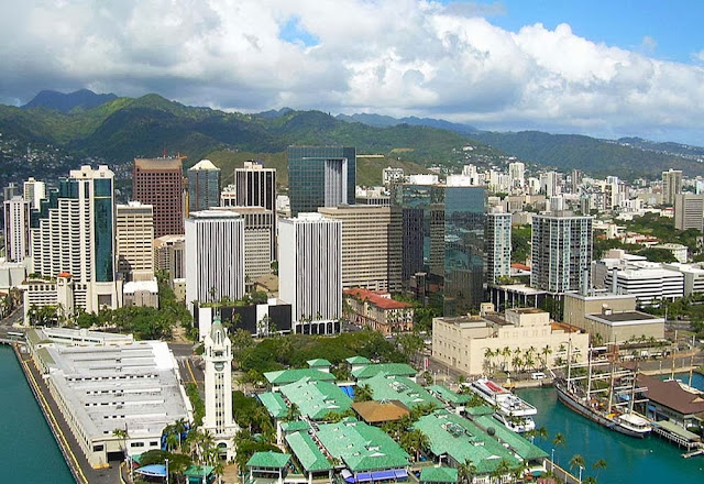 Foto da cidade de Honolulu - Havaí