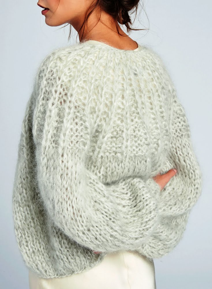 MustHave Maiami Mohair Pleated Cardigan