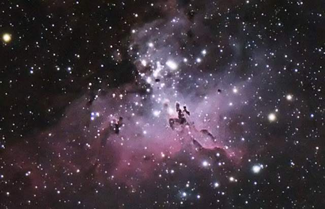 The Eagle Nebula taken with my Explore Scientific ED80 on Celestron CG-5 mount
