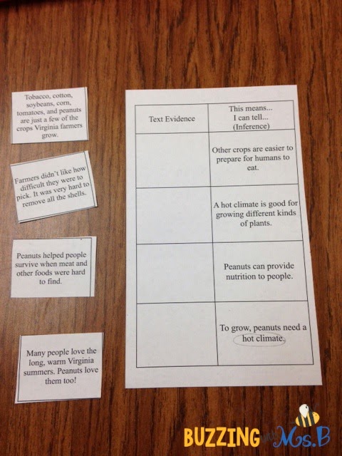 Helping students make inferences is challenging work! This anchor chart and whole group activity with the book Stripes will help your students make inferences using evidence from the text. For students who struggle, intervene with a hands-on activity to help them justify their inferences in a short passage. #teachinginferences #makinginferences #inferencing