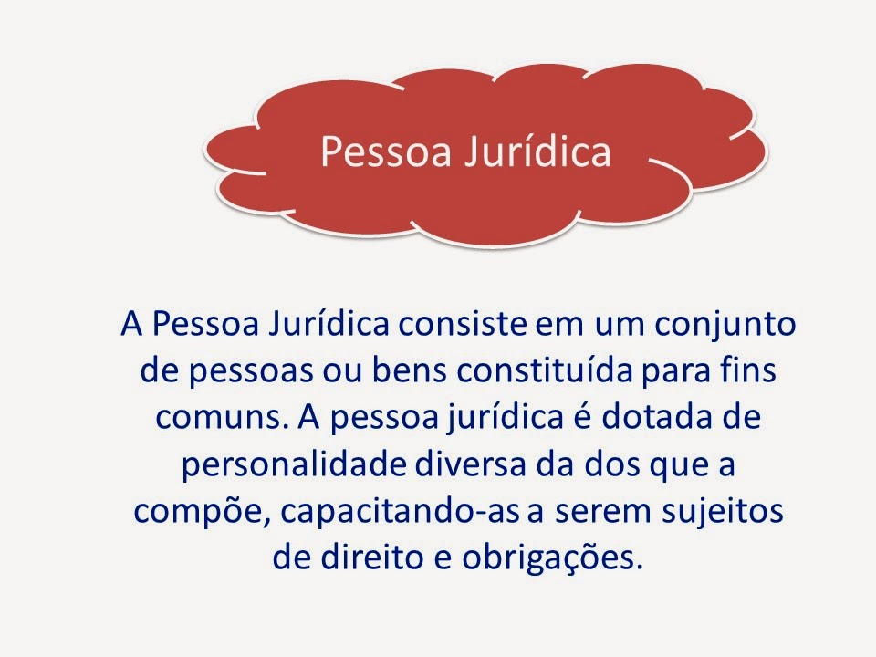 Estude sempre direito Pessoa Jurídica