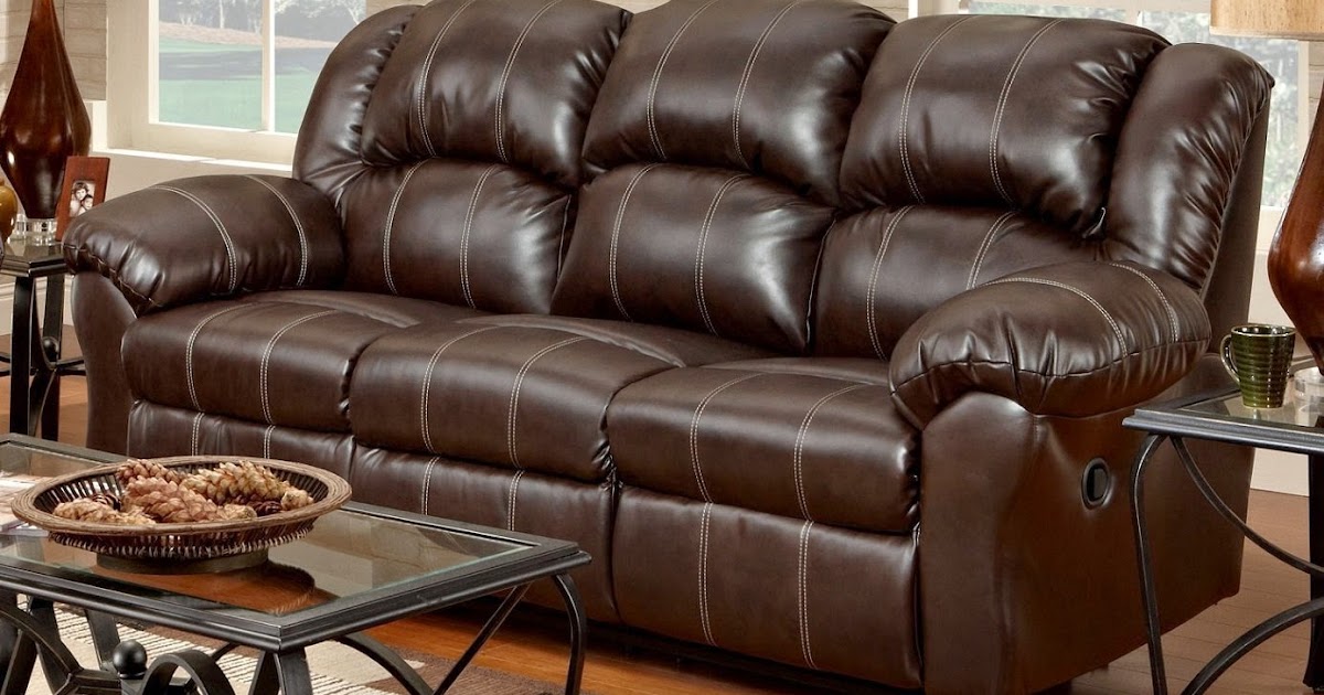 Best Leather Reclining Sofa Brands Reviews Alpha Leather Dual