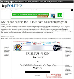 Special Source Operations - PRISM screen shot, Edward Snowden