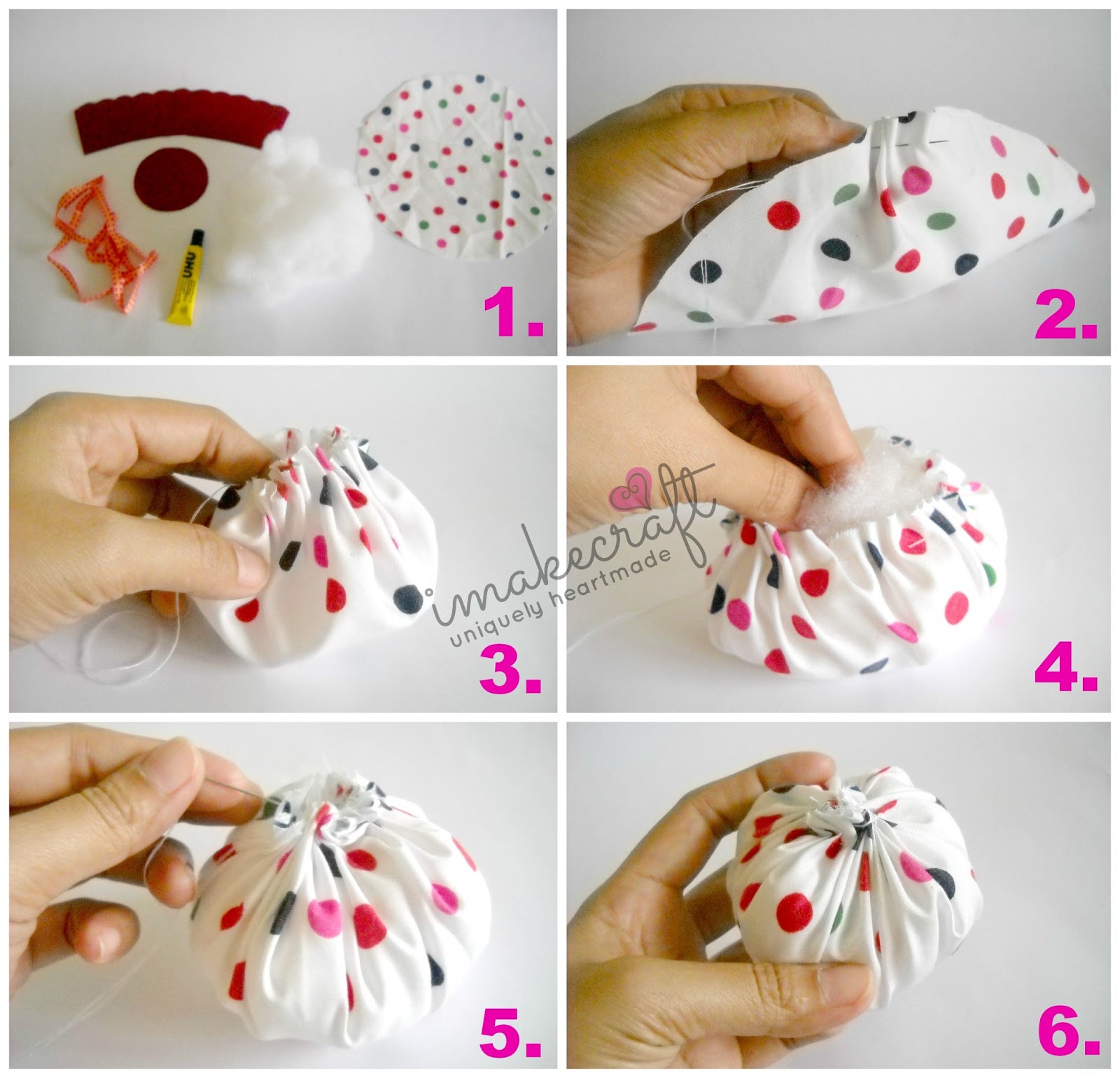 imakecraft TUTORIAL / DIY Cupcake Pin Cushion