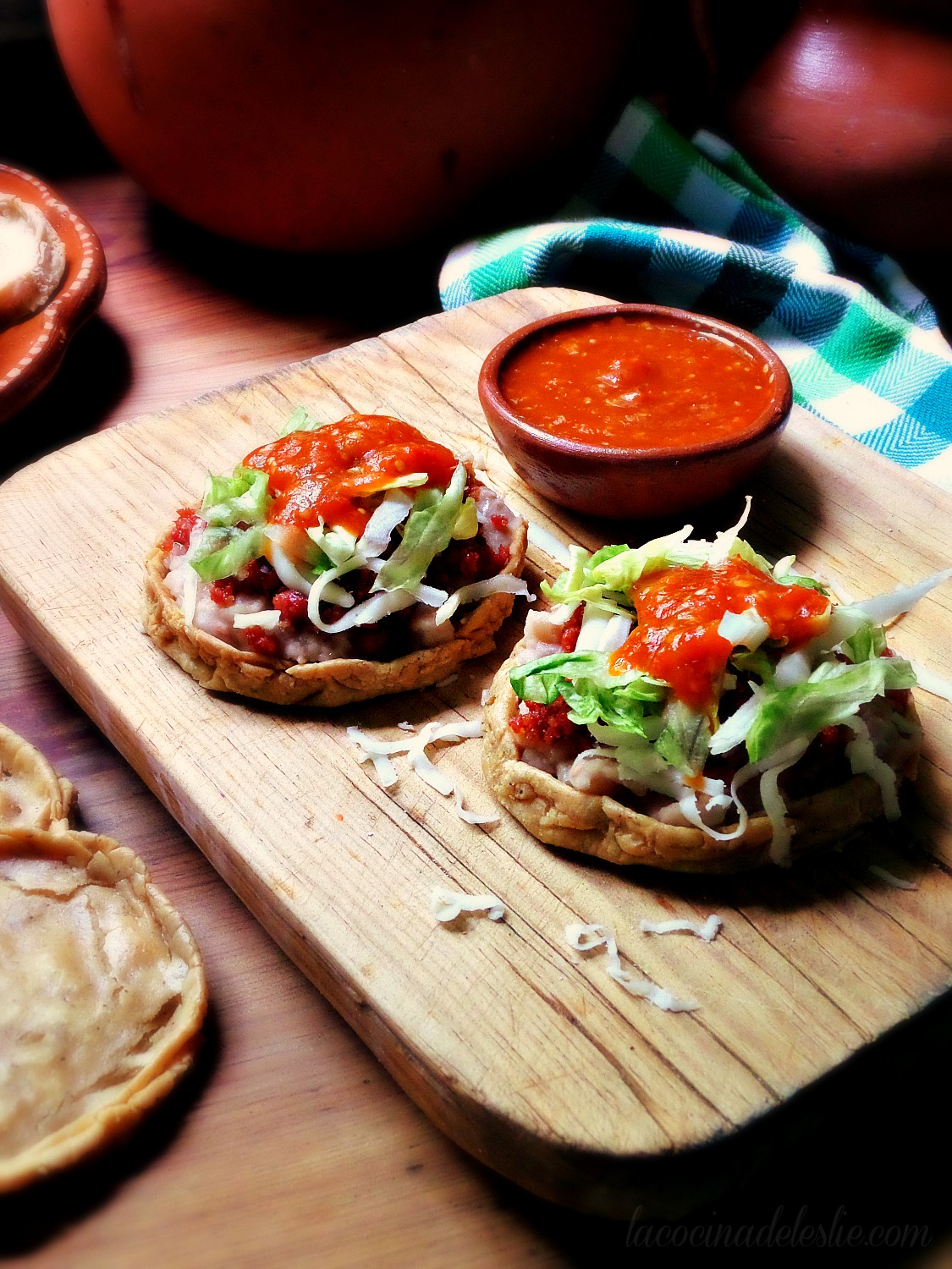 How to Make Mexican Sopes (Sopes de Frijoles y Chorizo) La Cocina de
