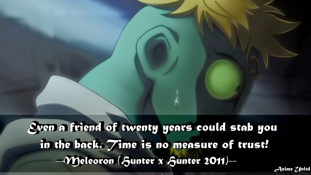 My Anime Review: Hunter x Hunter 2011 Quotes