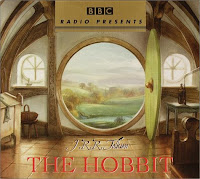 audiobook cover of The Hobbit by J.R.R. Tolkein