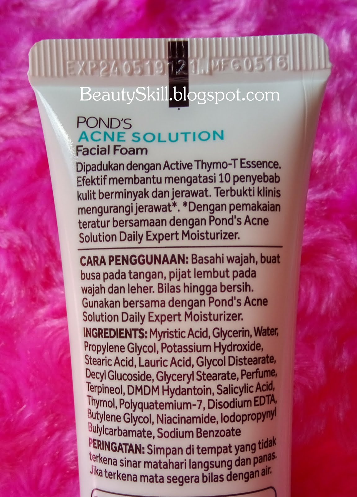 komposisi ponds acne solution