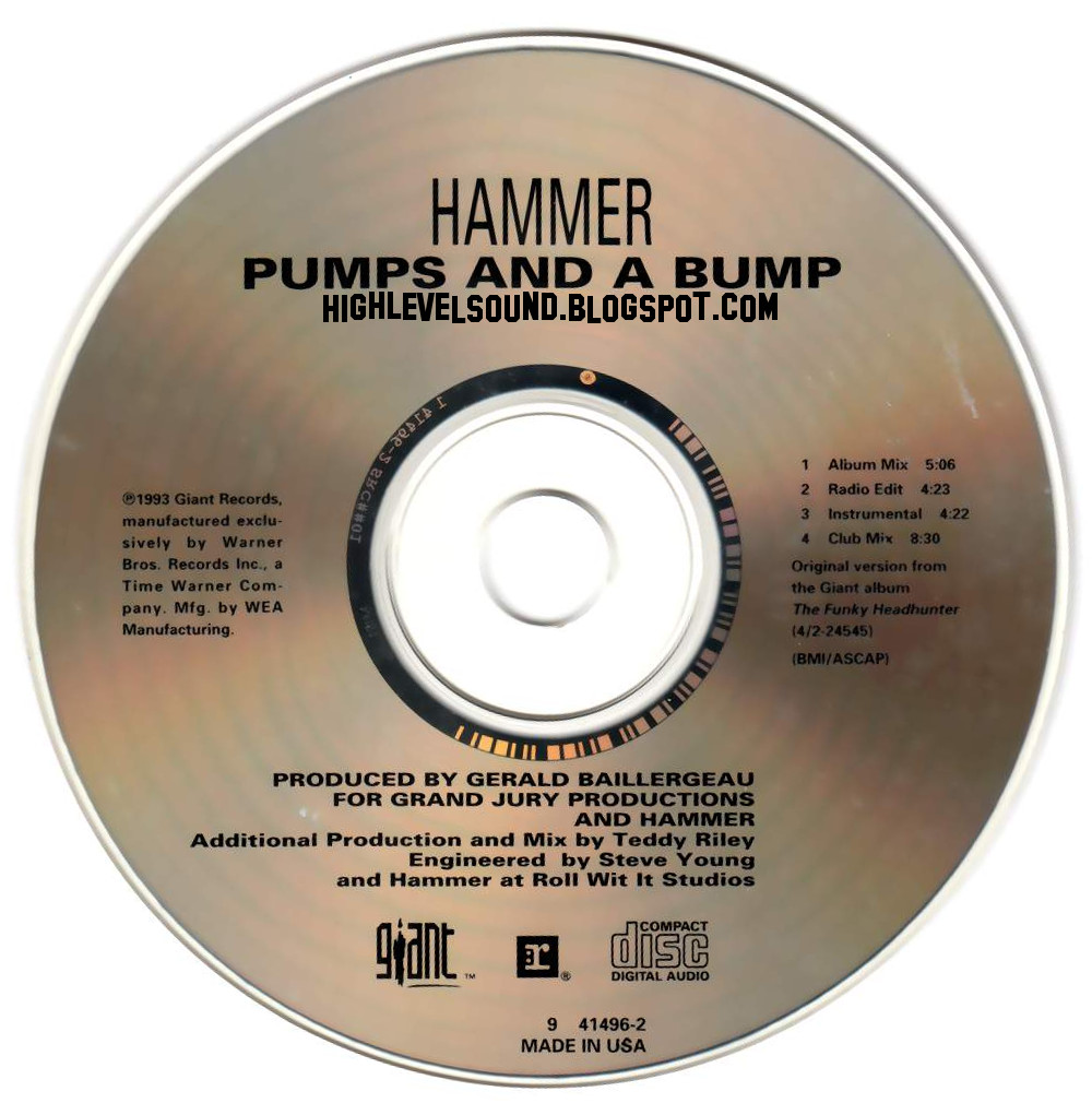 highest level of music M.C. Hammer Pump And A Bump(Digipak_CDM