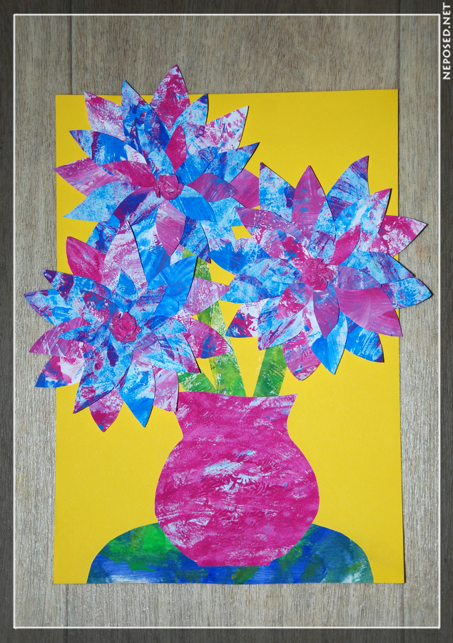 аппликациябукер для мамы. поделка цветы для мамы. конспект букет для мамы. цветы из цветной бумаги для детей. рисование ваза с цветами.