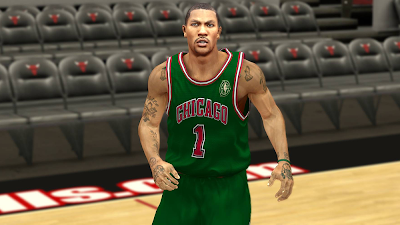 NBA 2K14 Derrick Rose Cyberface Patch