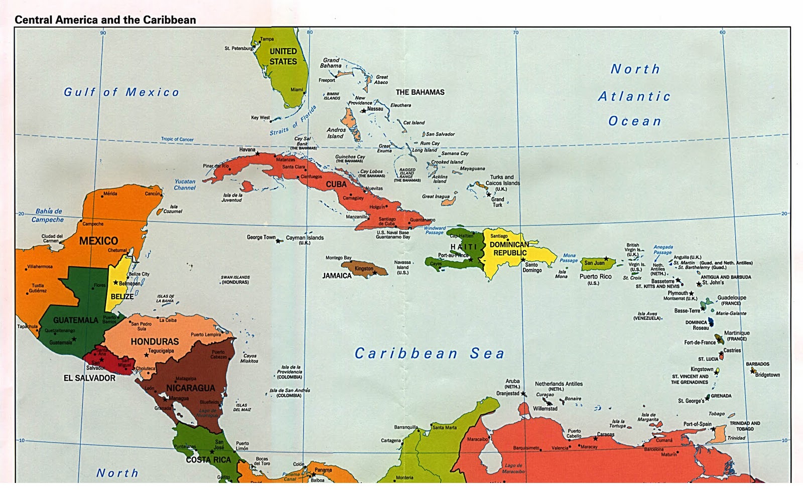 St Kitts On World Map Map Of St Kitts And Nevis 