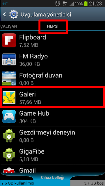 Mükemmelin Blogu - Galaxy S3 Galeri Sorunu - Android Galeri Sorunu